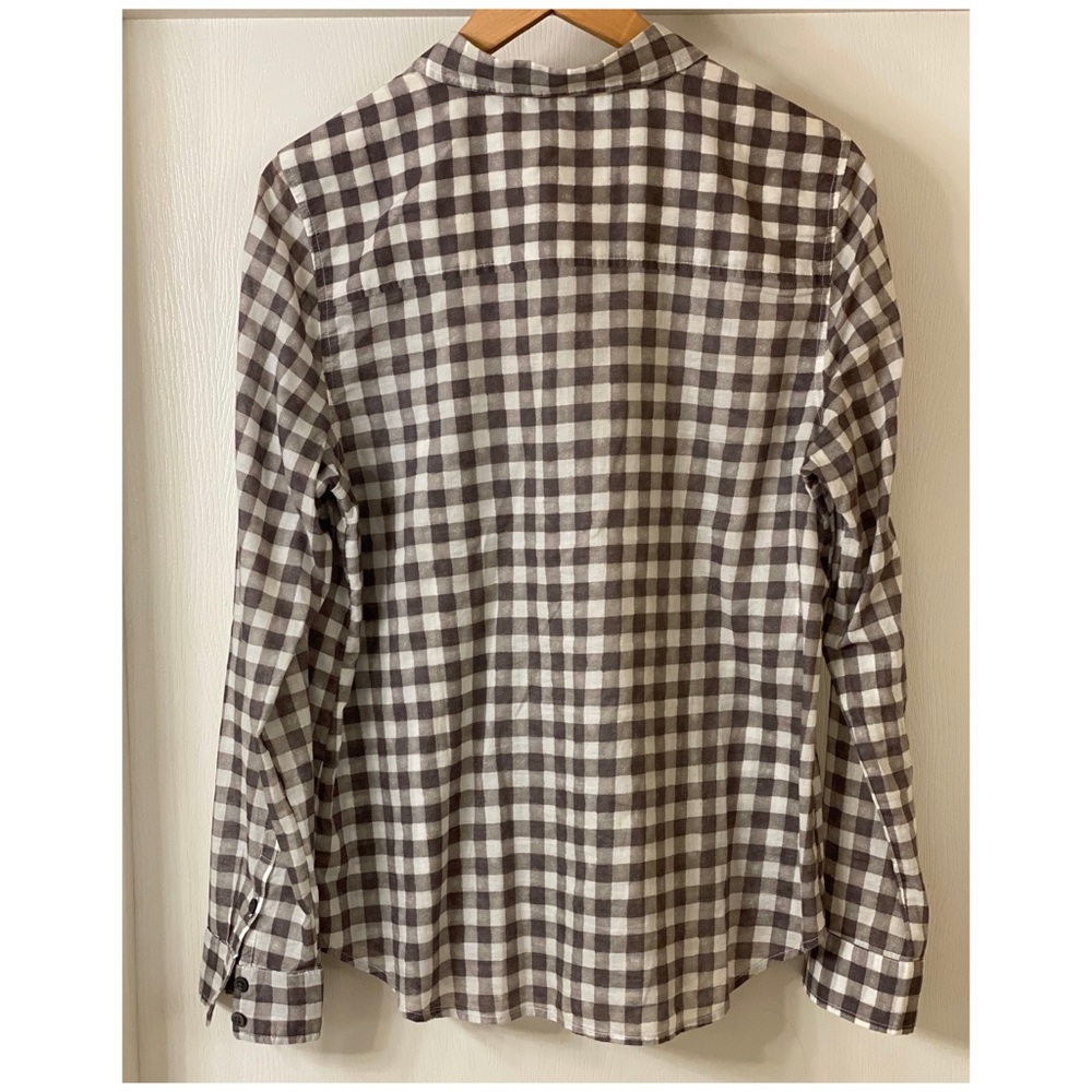 Halogen Gingham Shirt Button Down Long Sleeve - image 3